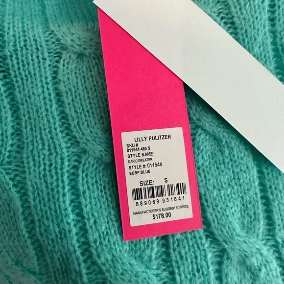 Lilly Pulitzer Dario Sweater in Surf Blue!
